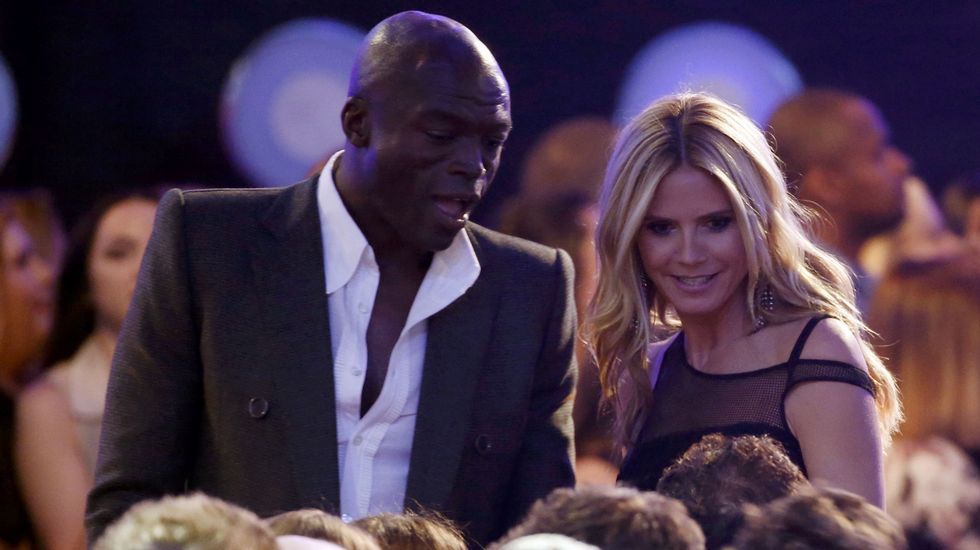 Heidi Klum y Seal.