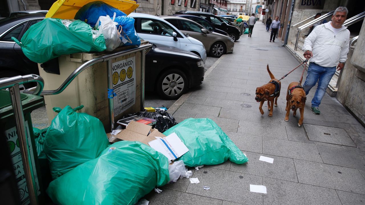 Segundo día (miércoles) con la basura de las calles sin recoger