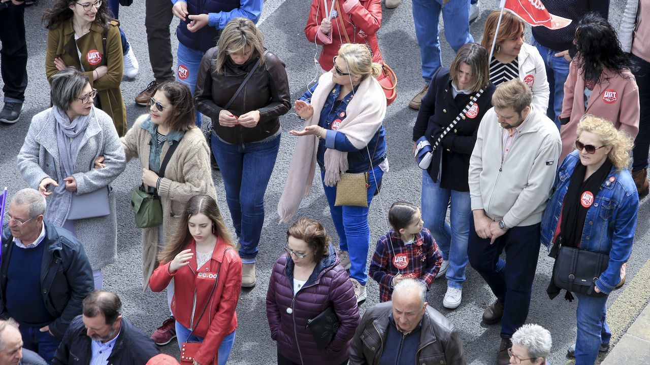 Manifestación del 1 de mayo en Lugo