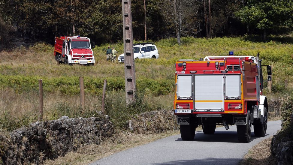 Incendio forestal en Aguasantas
