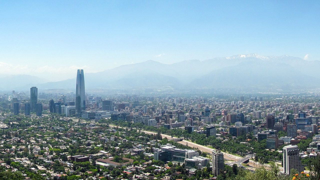 Vista general de Santiago de Chile