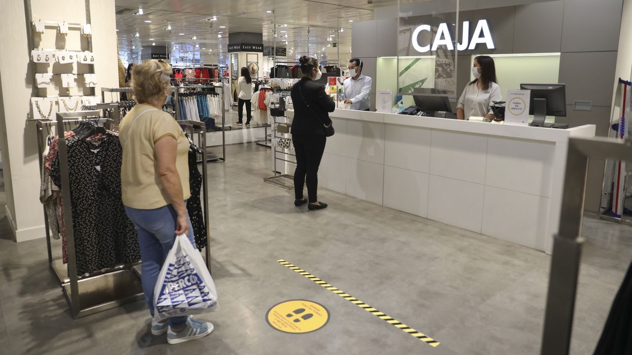El Corte Inglés, en Santiago