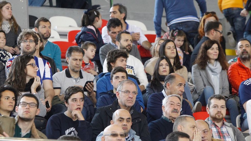 Afición del Basquet Coruña-Melilla, segundo partido de los play off por el ascenso a la Liga ACB