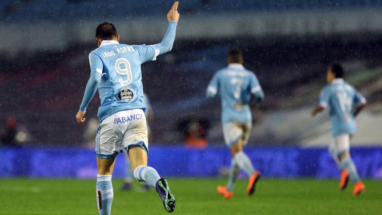 Celta-Sevilla (2-2, Copa del Rey) el 11 de febero del 2016. Doblete de Iago