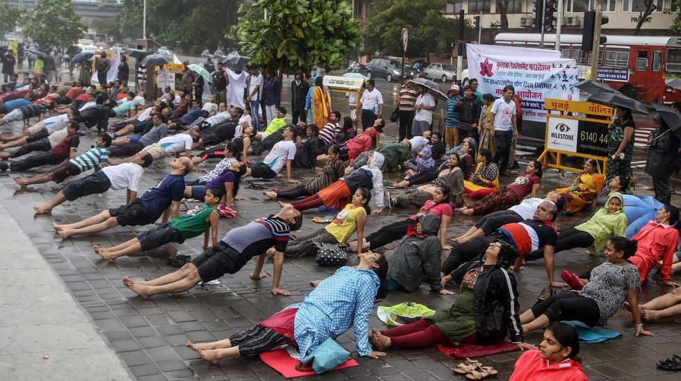 Día Internacional del Yoya en India.