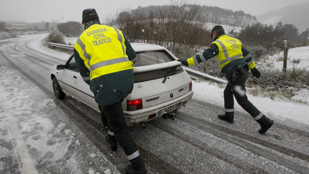 Temporal de nieve en Bilbao