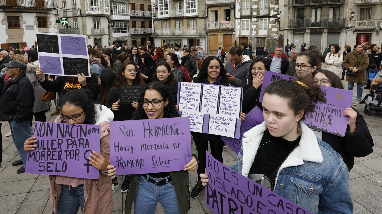 Manifestación por el 8M en Viveiro