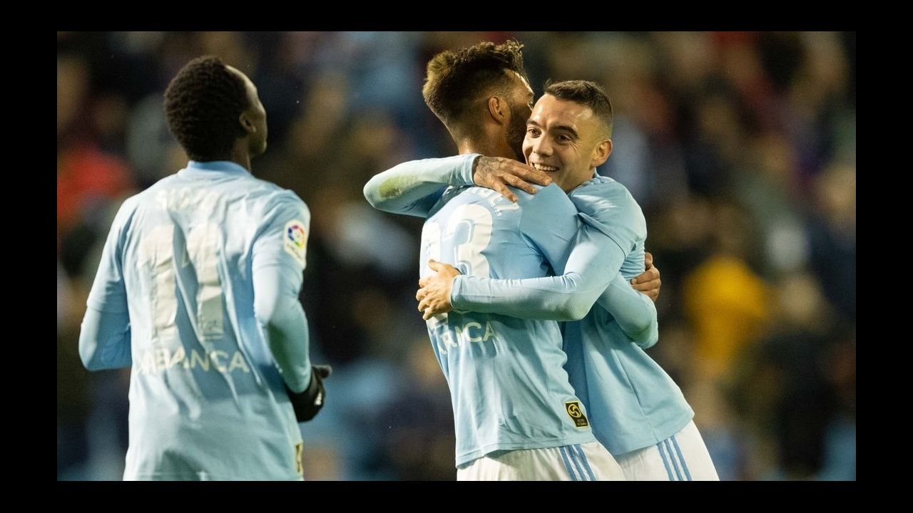 Celta-Eibar (4-0) el 27 de octubre. Triplete de Aspas