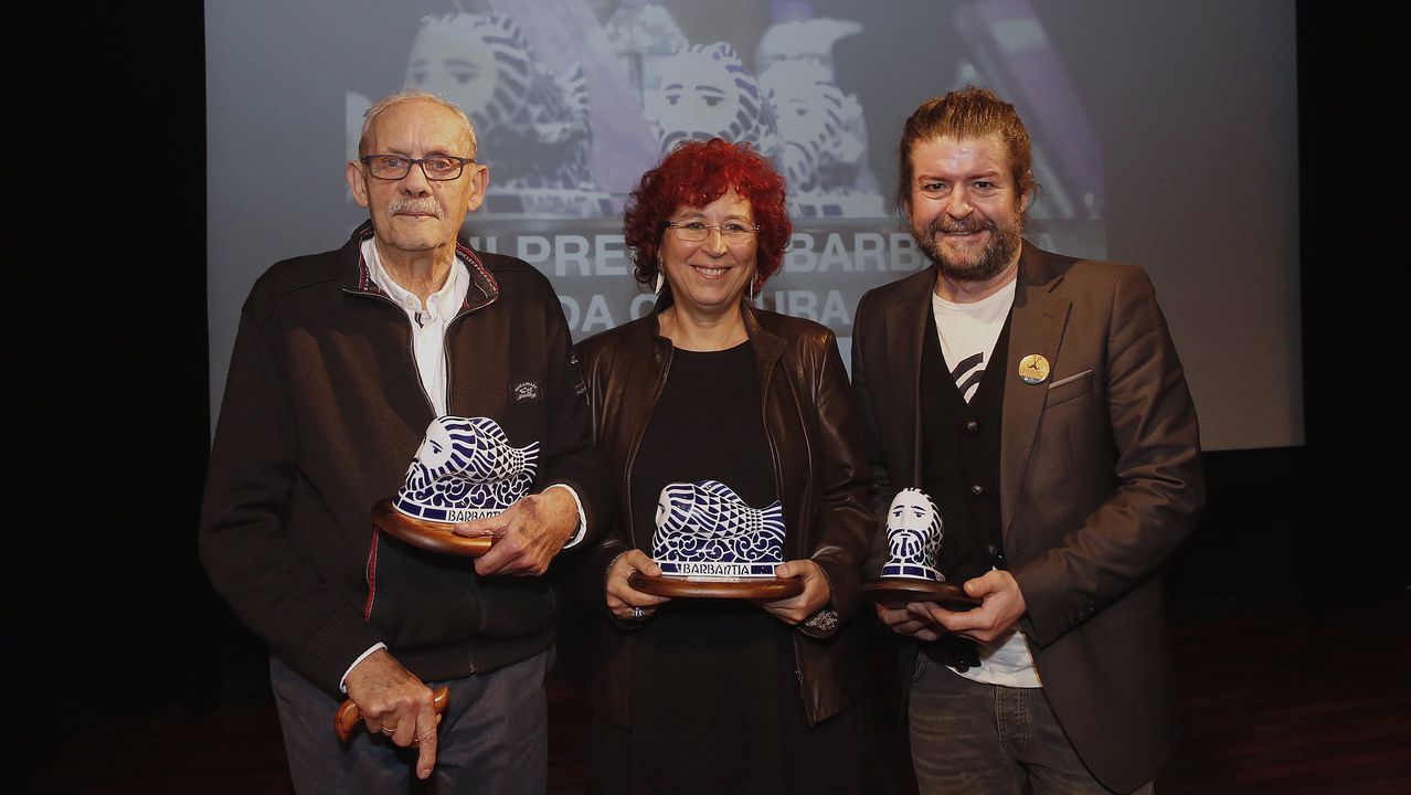 RESUMEN DEL AÑO 2019.Xoan Fernández, Ana Romaní y Suso Santamaría fueron los premiados de la asociación cultural Barbantia