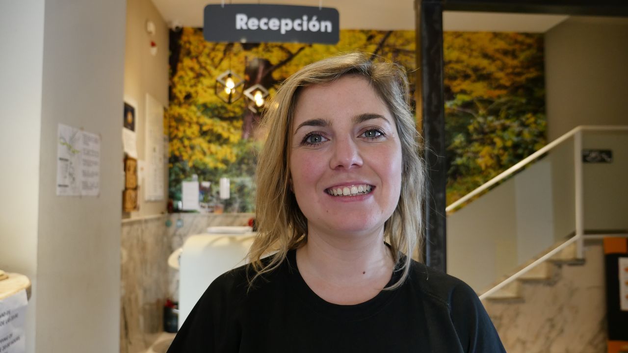 Iria Barba es la responsable del albergue Zendoira de Palas de Rei. Ella y su socio hicieron un estudio de mercado antes de abrir