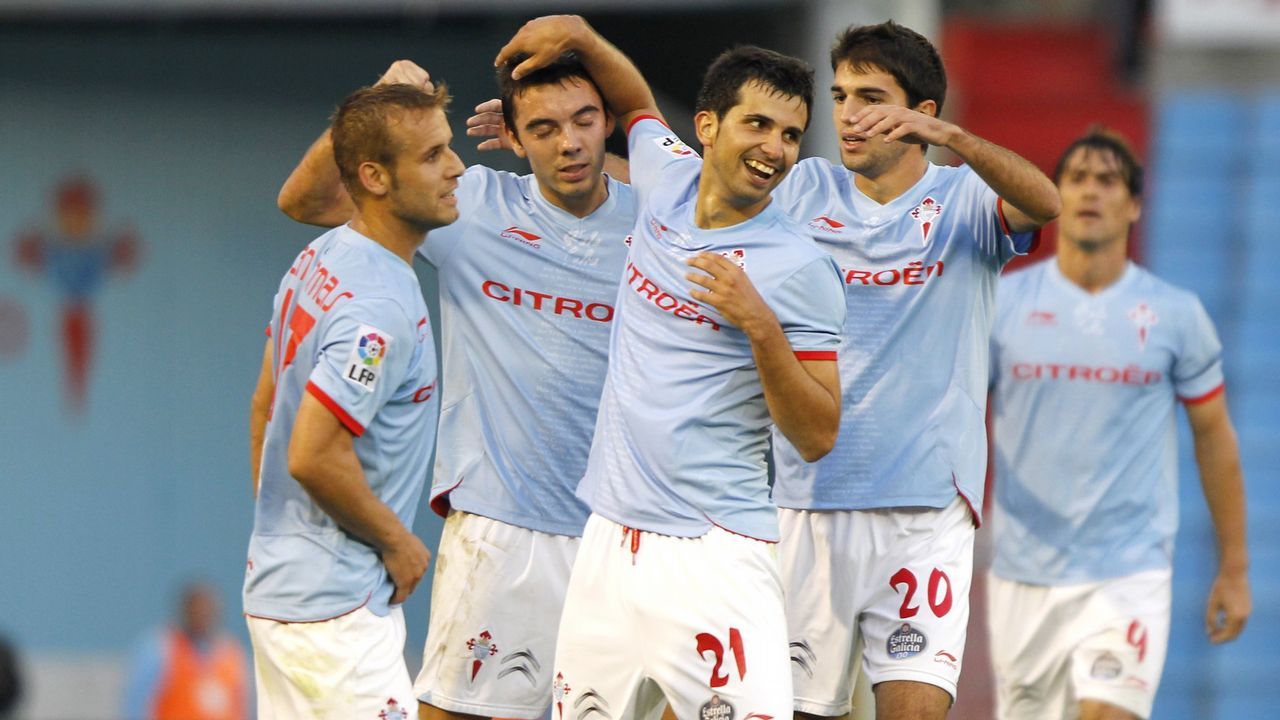 Celta-Huesca (4-0) el 22 de octubre del 2011. Doblete de Iago