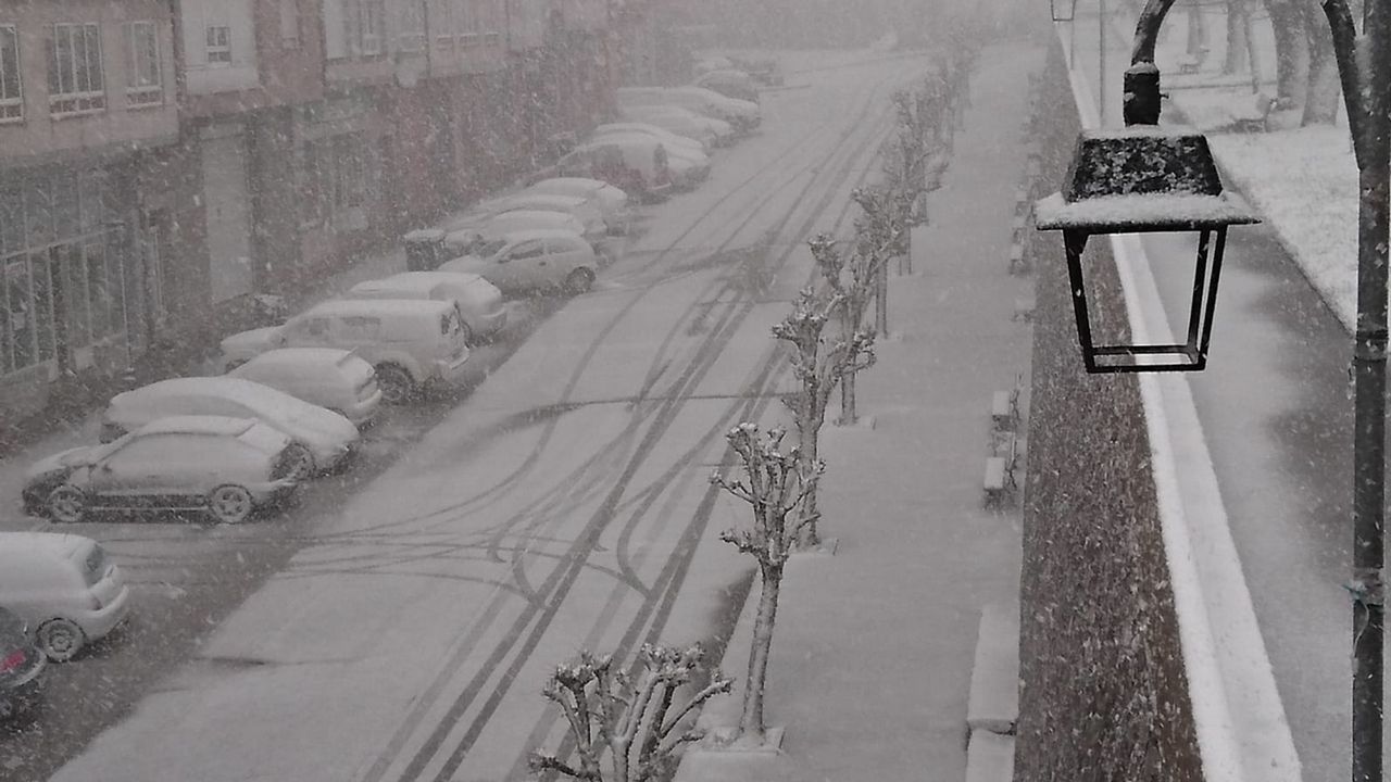 Nieve en A Fonsagrada