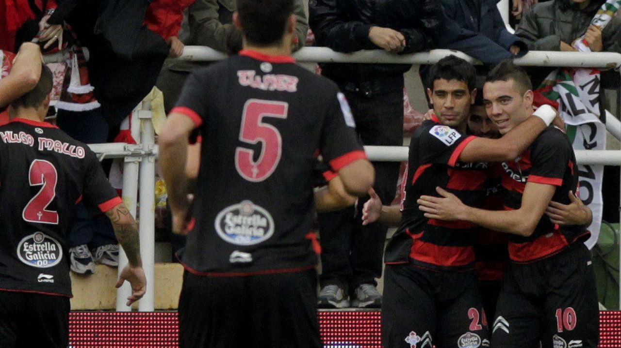 Rayo-Celta (3-2) el 10 de noviembre del 2012