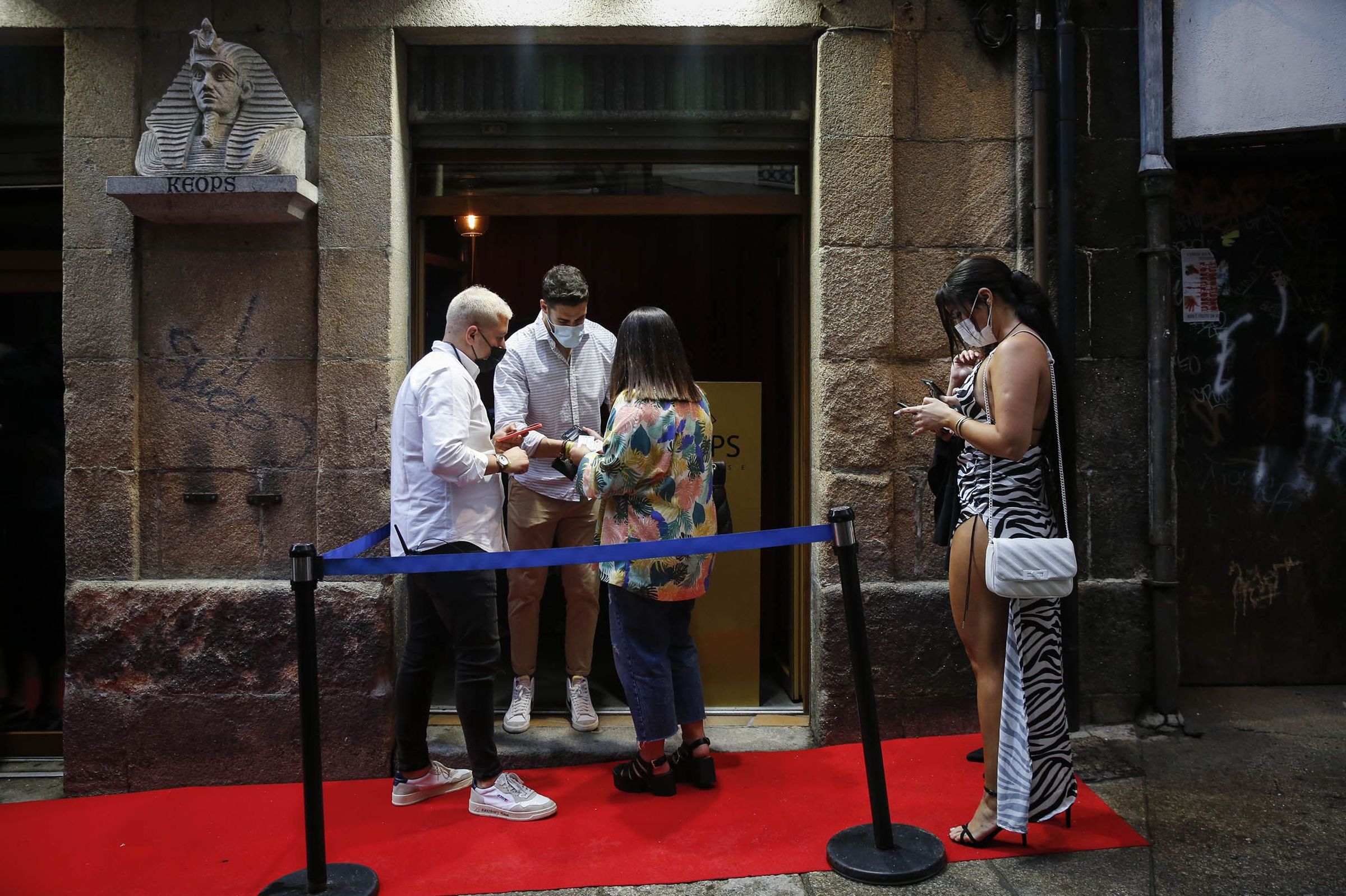 Proba piloto do ocio nocturno no Pub Keops de Ourense. 12/06/2021