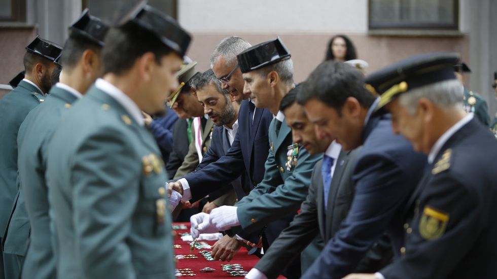 Acuartelamiento de la Guardia Civil en Lonzas - La Guardia Civil honra a su Patrona la Virgen del Pilar