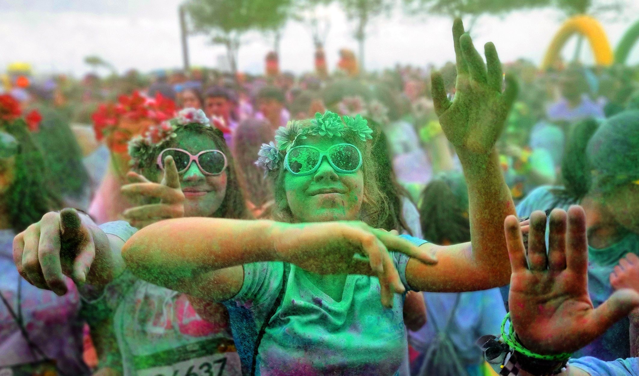 A Inscripcin para participar no Holi Run inclua gafas e camiseta, entre outras cousas. 07/06/2024