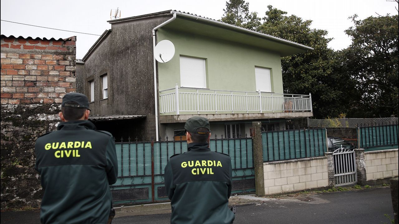 Registro en la casa de Taragoña del detenido por la desaparición de Diana Quer