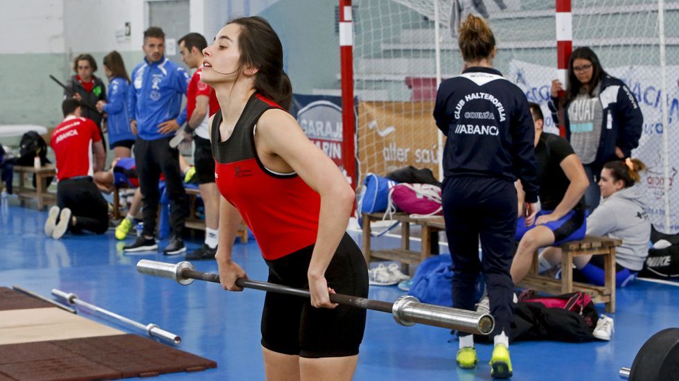 CAMPEONATO DE ESPAÑA DE HALTEROFILIA EN EL PABELLÓN A CAÑOTA, MARÍN