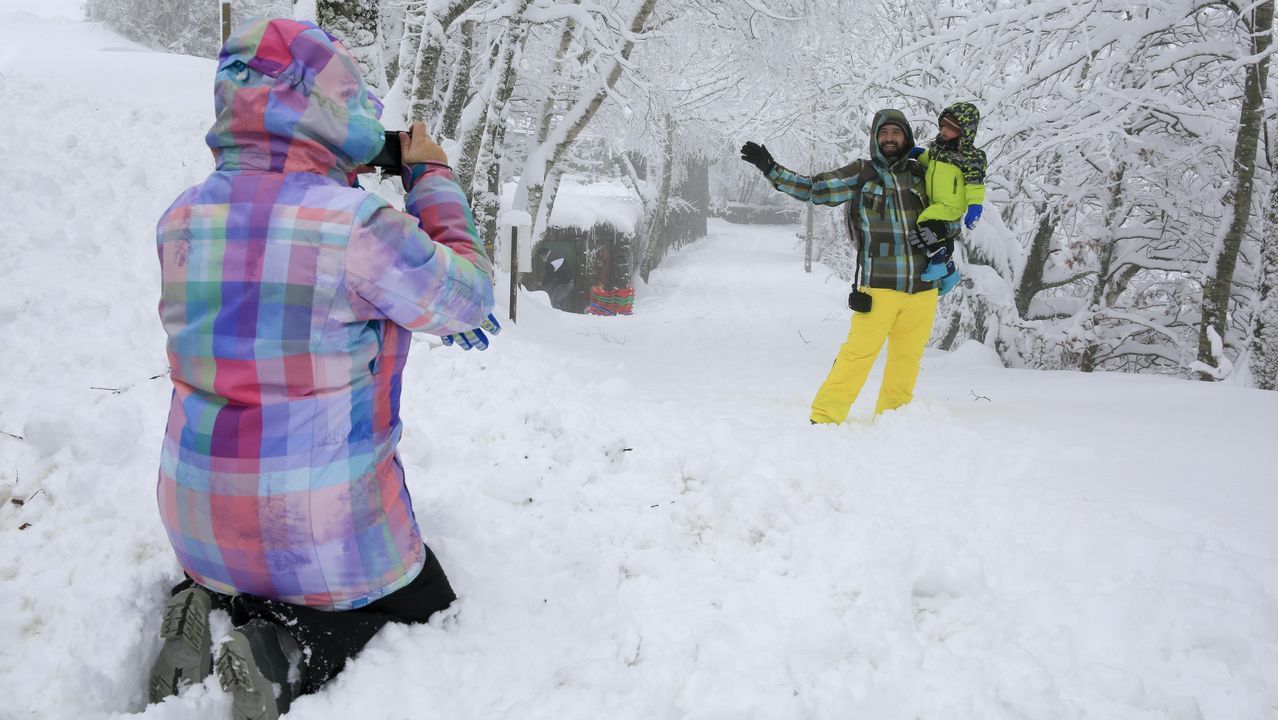 En el entorno del Camino de Santiago la nieve seguirá presente varios días