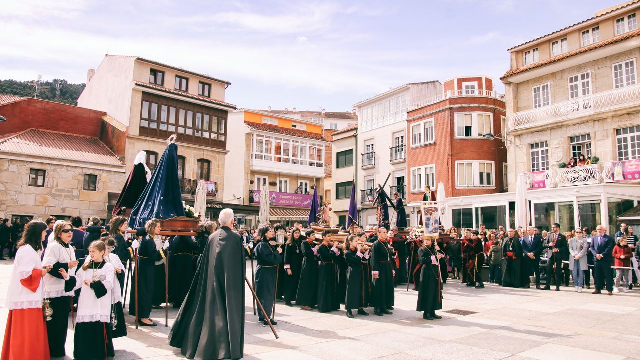 Viernes Santo en la comarca del Barbanza 2019