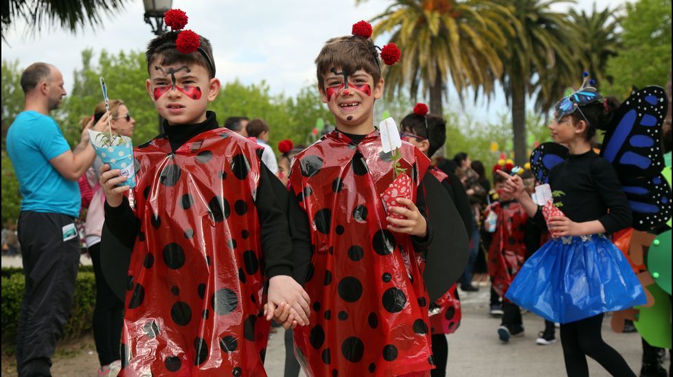 Proyecto Voz Natura del Colegio Jaime Balmes celebrando el día da terra