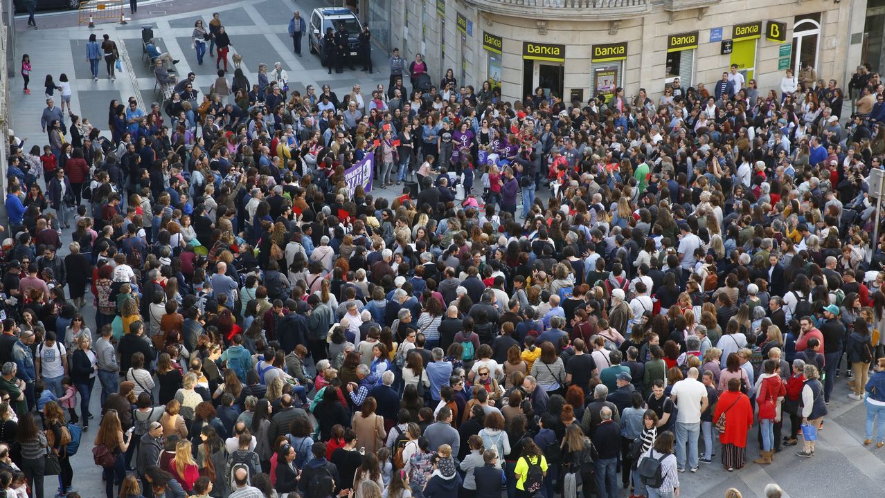 Concentración en Pontevedra
