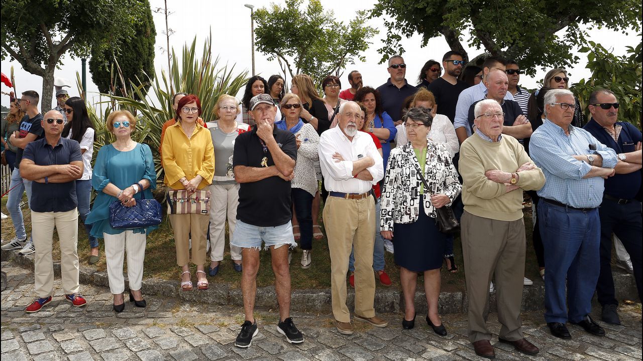ACTO DEL HOMENAJE A PLACIDO BETANZOS EN EL QUE BAUTIZO´CON SU NOMBRE EL PASEO MARITIMO DE PALMEIRA