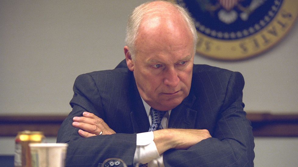 El entonces vicepresidente Cheney, en el centro de operaciones de emergencia de Washington horas después de los atentados del 11-S