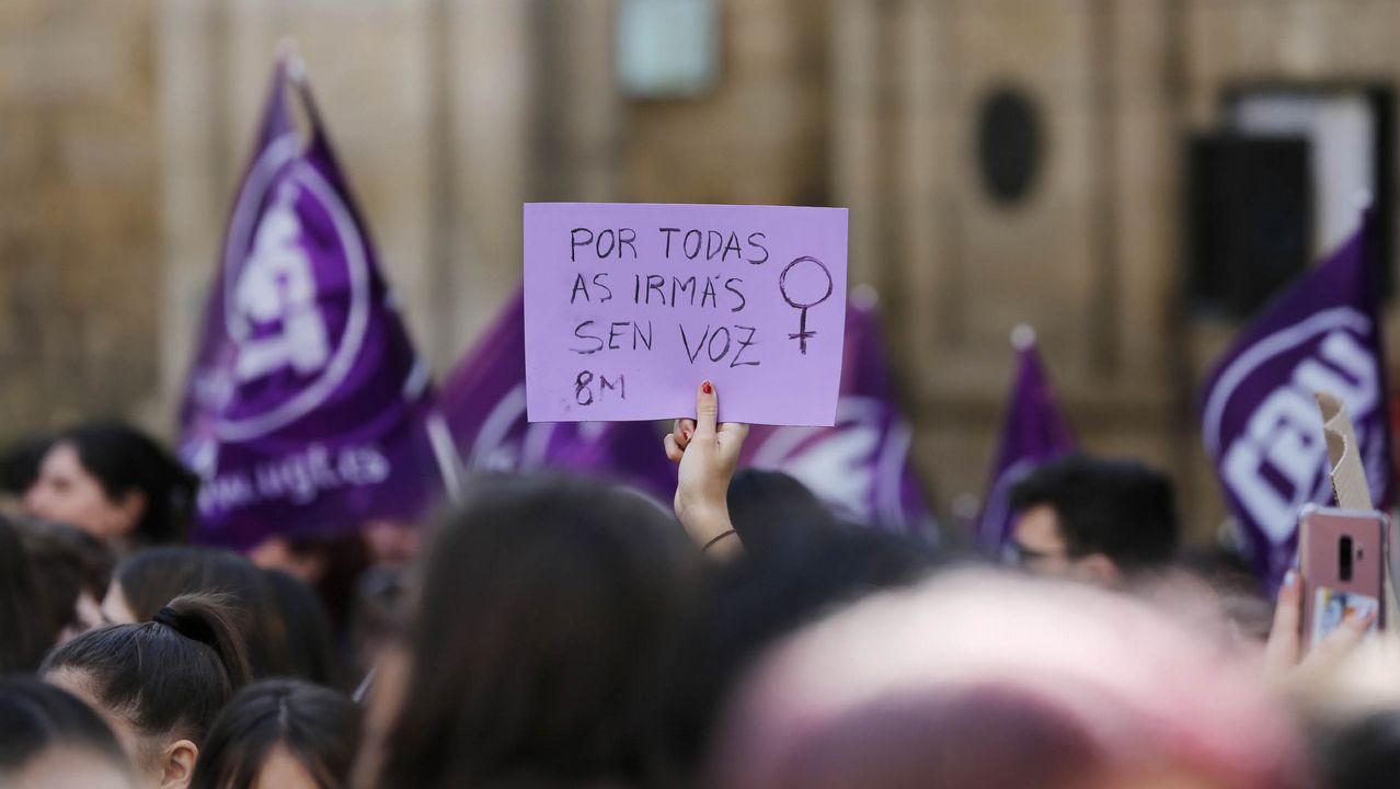 Las imágenes del 8M en Ourense