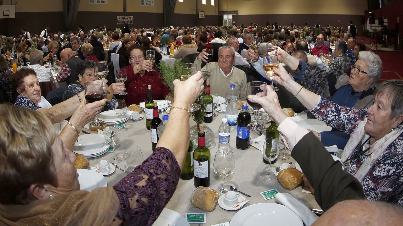 Comida de los mayores en la Fieiteira 2019