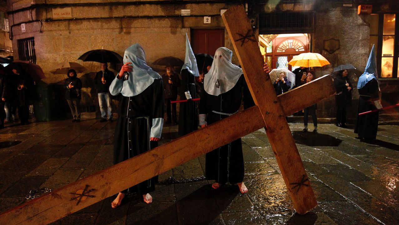 Procesión del Santo Encuentro en Santiago