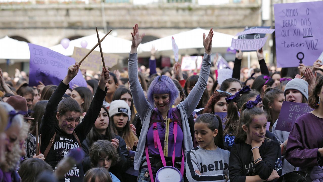 Las imágenes del 8M en Ourense