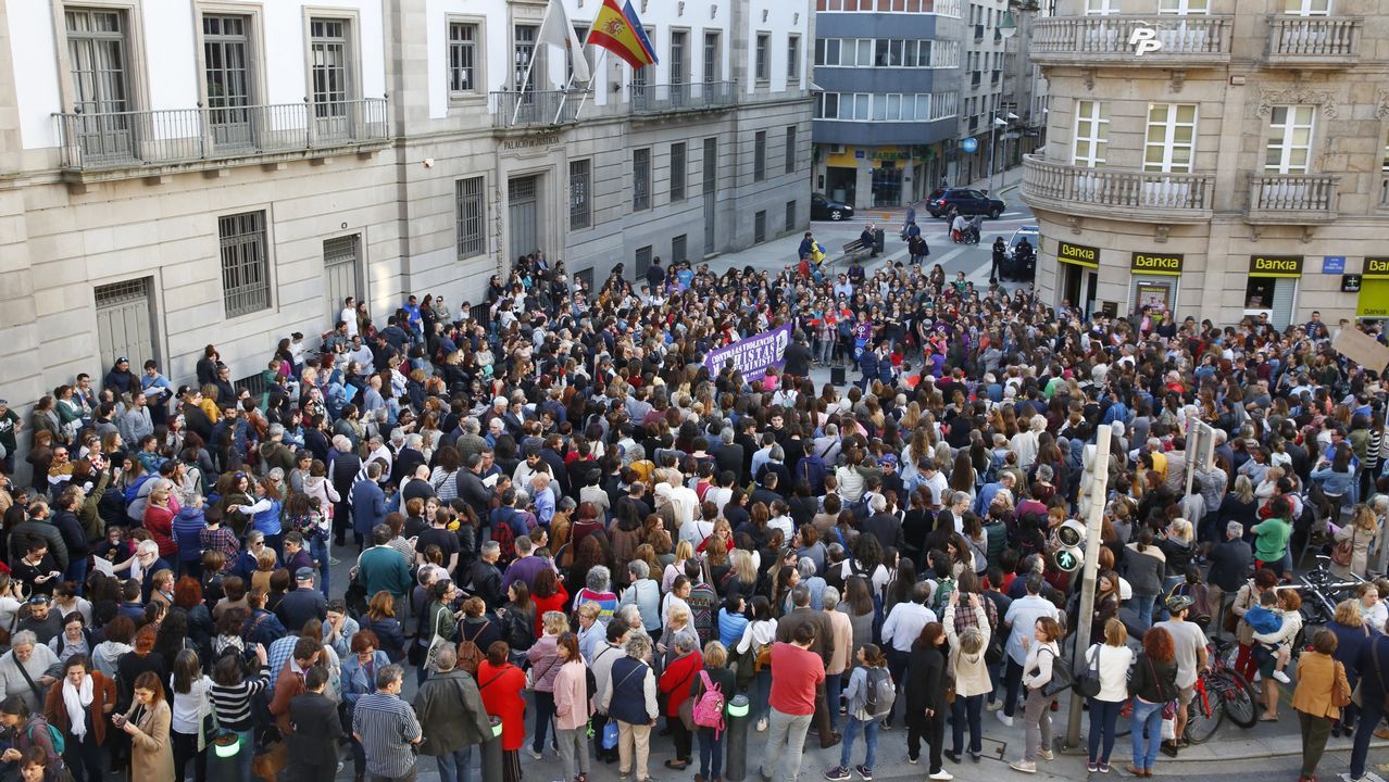 Concentración en Pontevedra