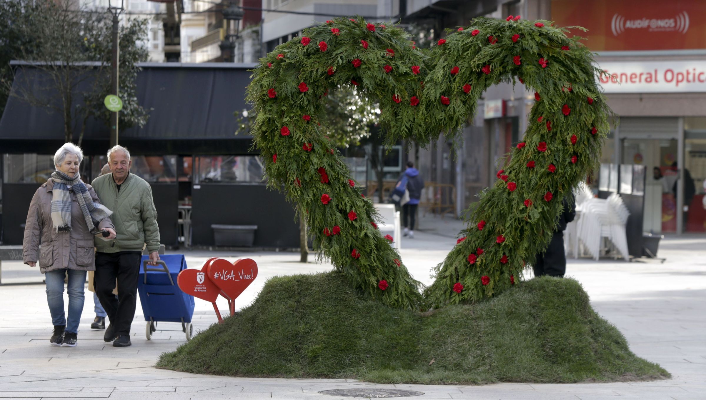 Namorados no da de San Valentn. Un da de diario. 10/02/2025