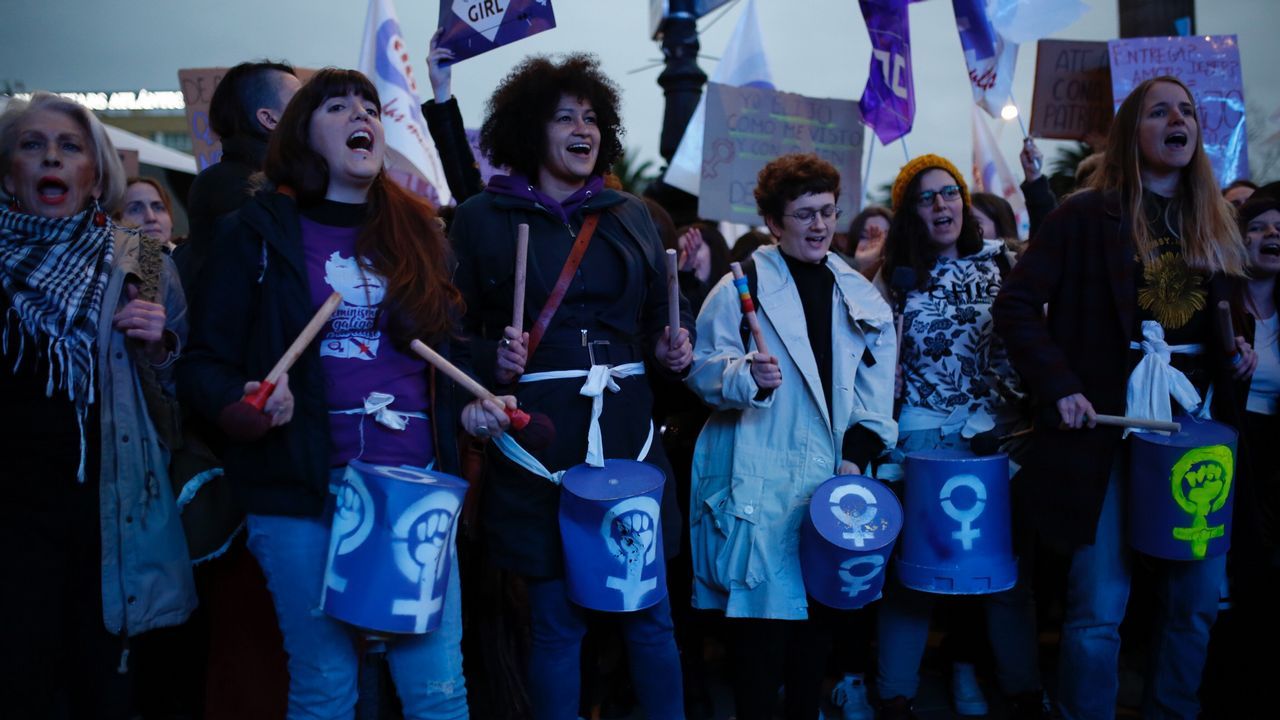 La manifestación de A Coruña