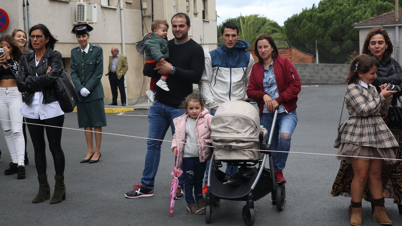 ACTO INSTITUCIONAL CASTRENSE DEL DÍA DEL PILAR EN OURENSE.Familiares y numeroso público asistió al acto