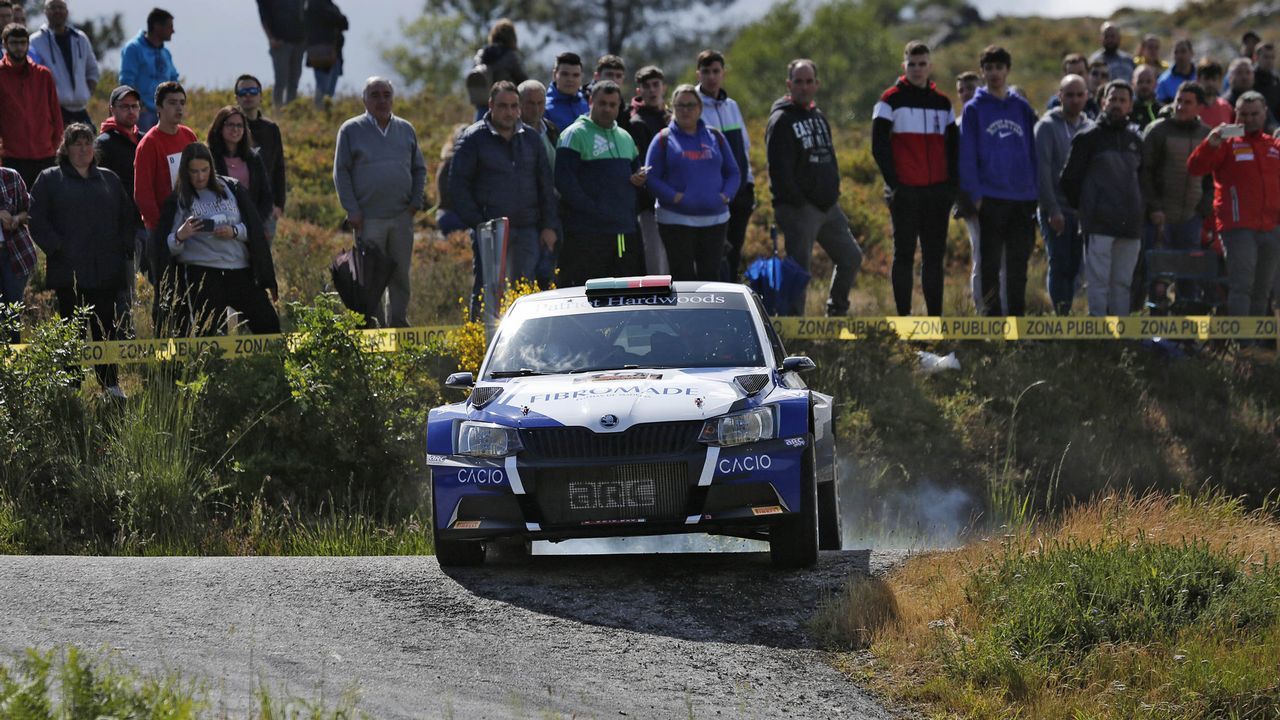 RALI DE OURENSE 2019.En el primer tramo de Esgos fue decisiva la elección de neumáticos