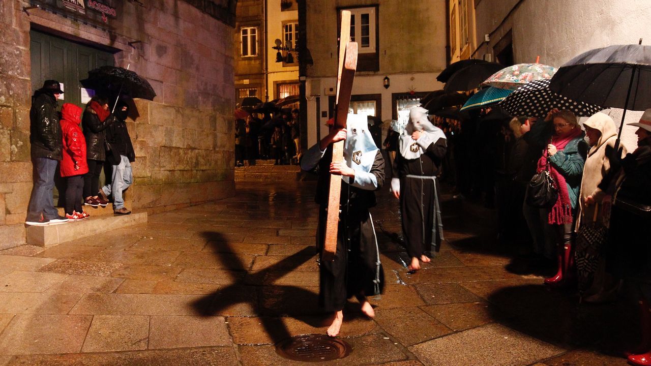 Procesión del Santo Encuentro en Santiago
