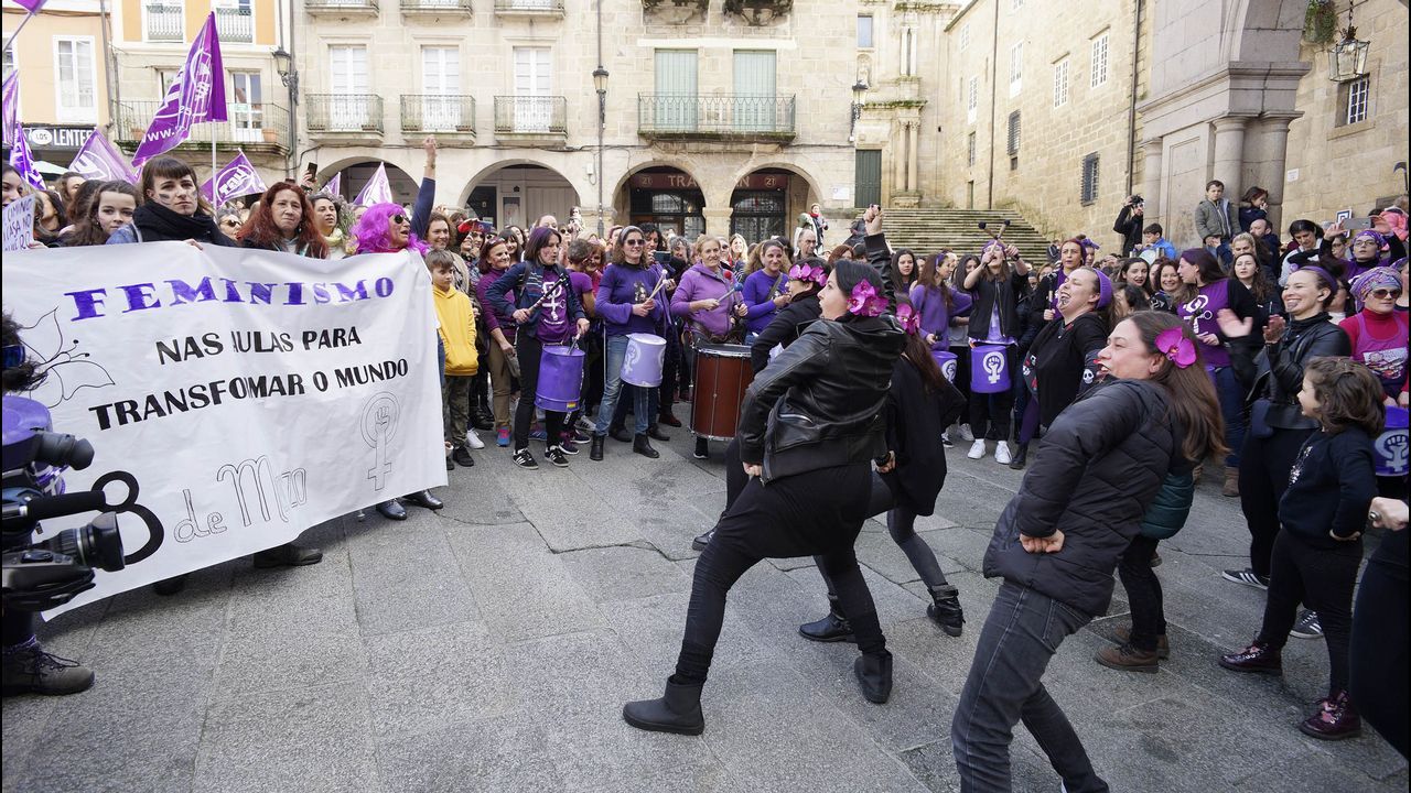 Las imágenes del 8M en Ourense