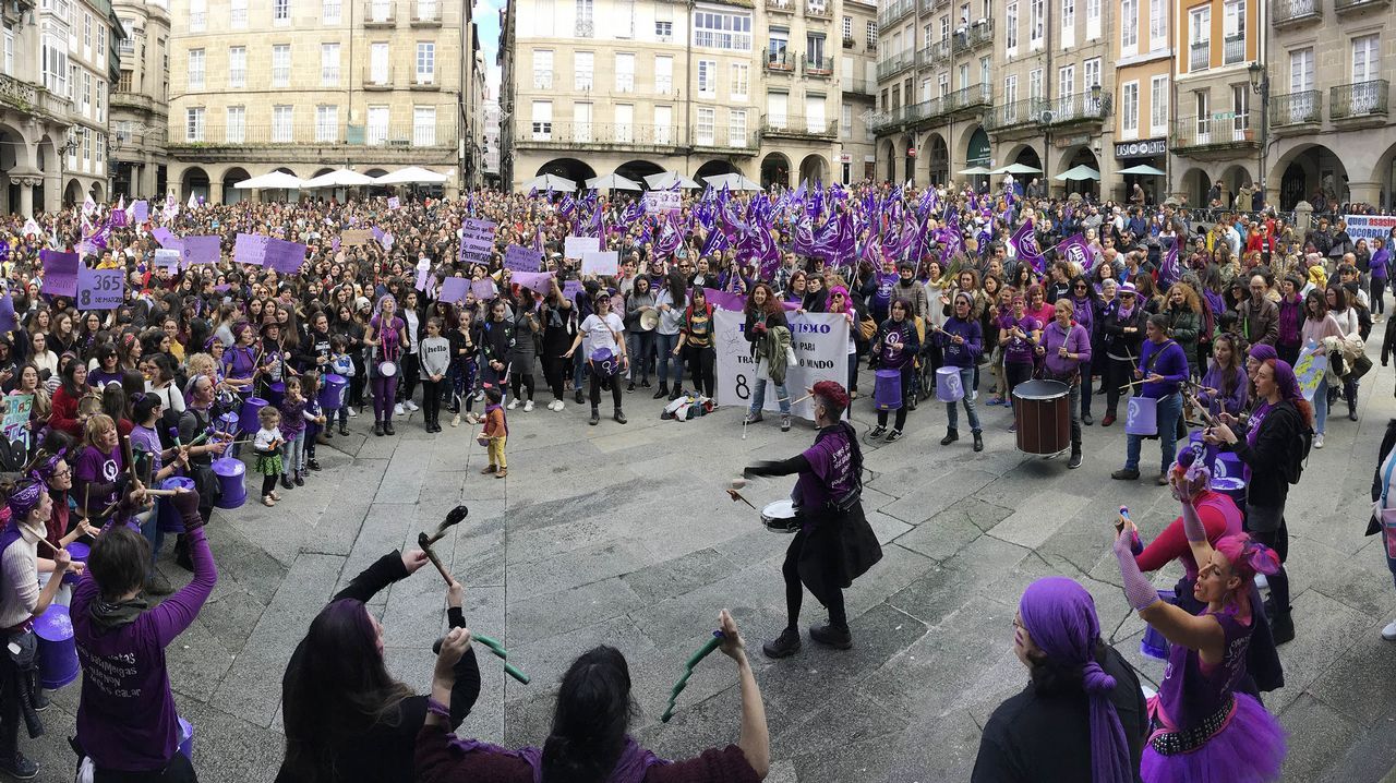 Las imágenes del 8M en Ourense
