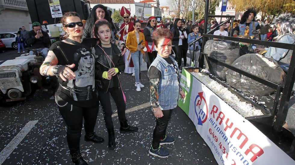 Desfile del momo en Vilanova de Arousa