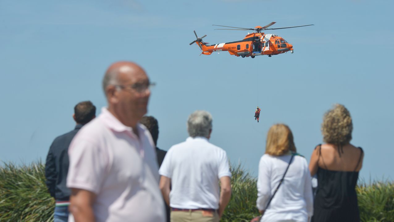 RESUMEN DEL AÑO 2019.Simulacro de salvamento en Porto do Son