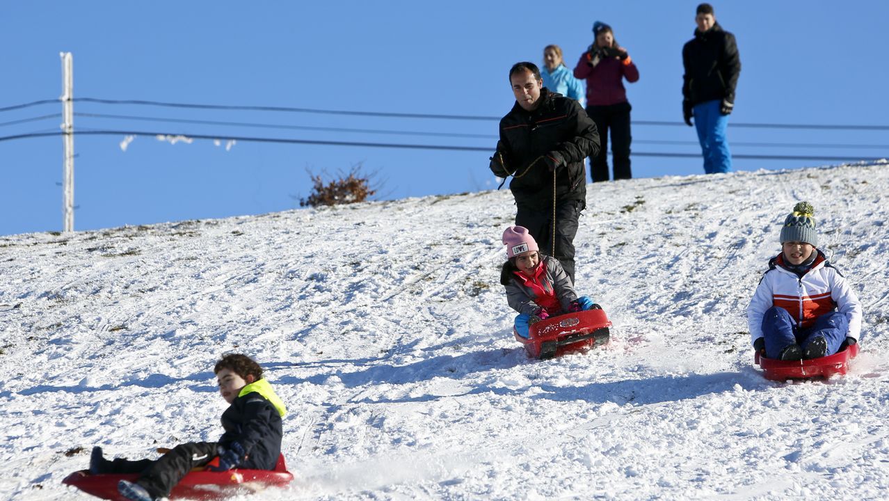 O Cebreiro es actualmente el lugar que más visitantes recibe atraídos por la nieve