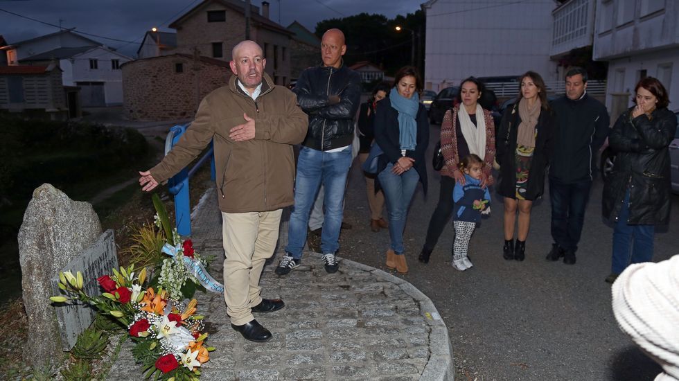Homenaje a los mártires de Cans en Porto do son