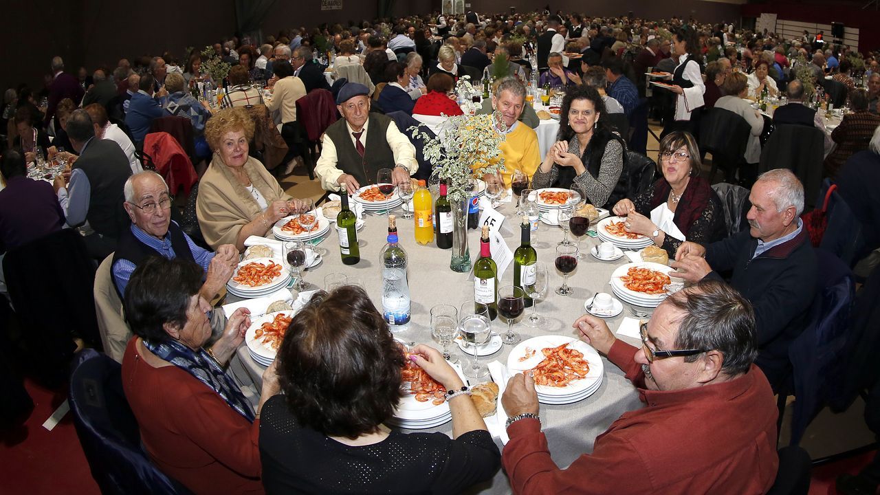 Comida de los mayores en la Fieiteira 2019