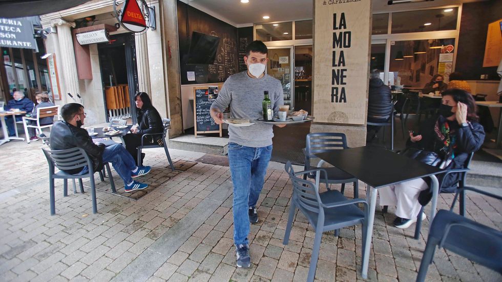 Reapertura de terrazas en Pontevedra