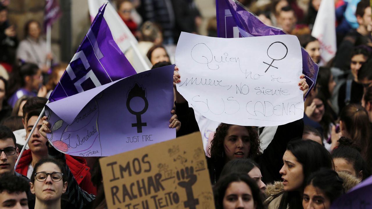 Las imágenes del 8M en Ourense