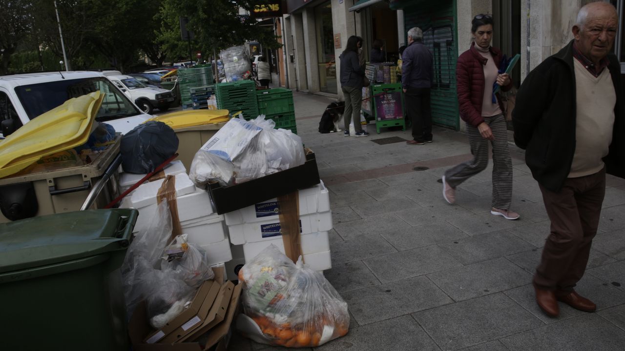 Cuarto día de la basura sin recoger