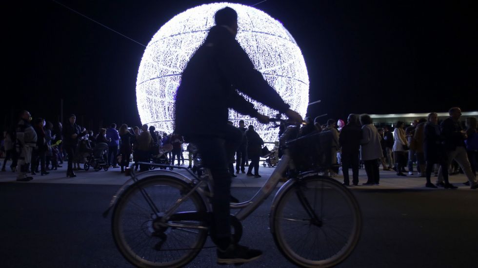 Luces de Navidad en A Coruña: La Marina