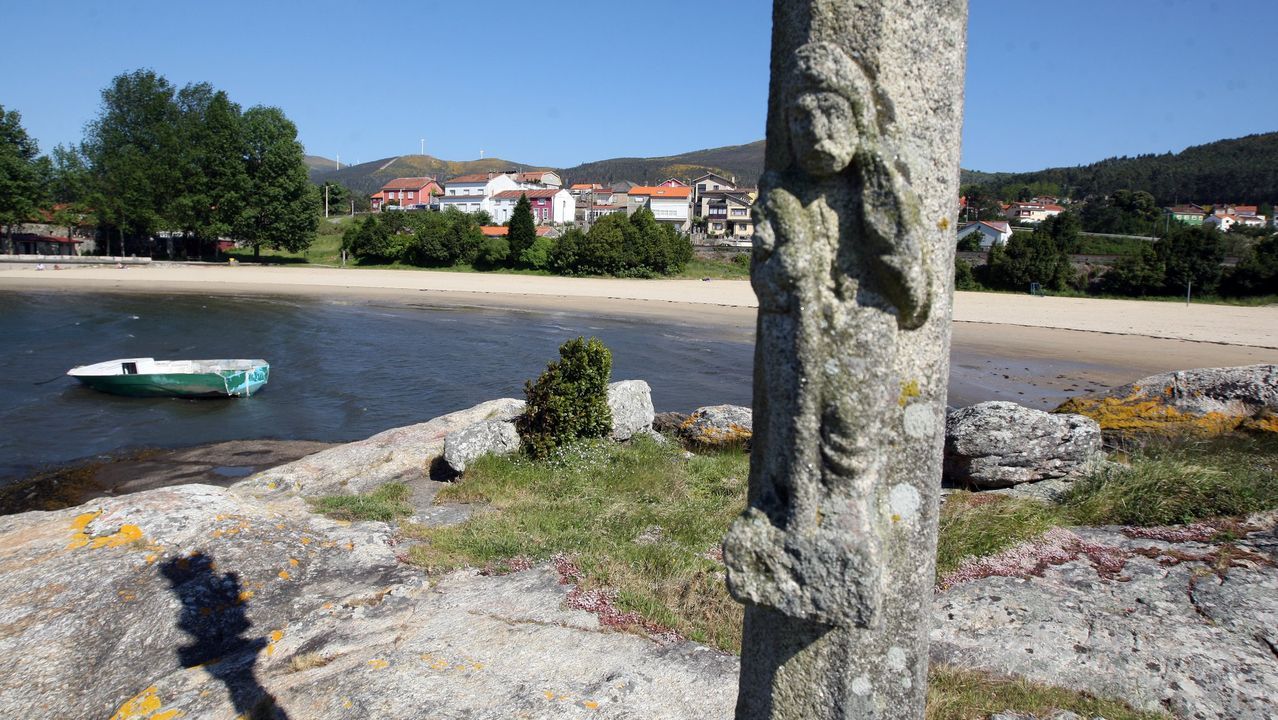 Playa de O Campanario en Vilagarcía